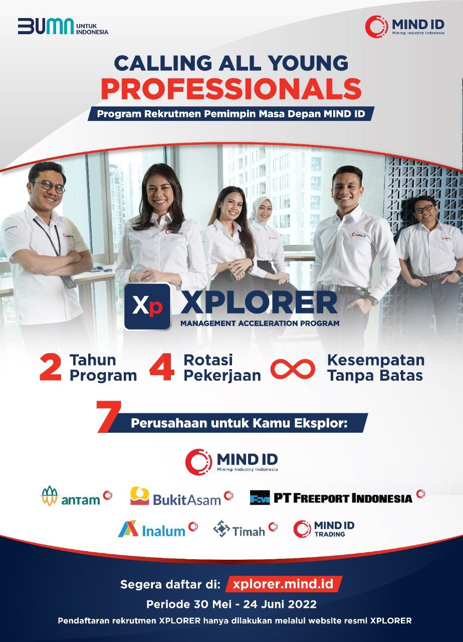 brosur program rekrutmen XPLORER 2022