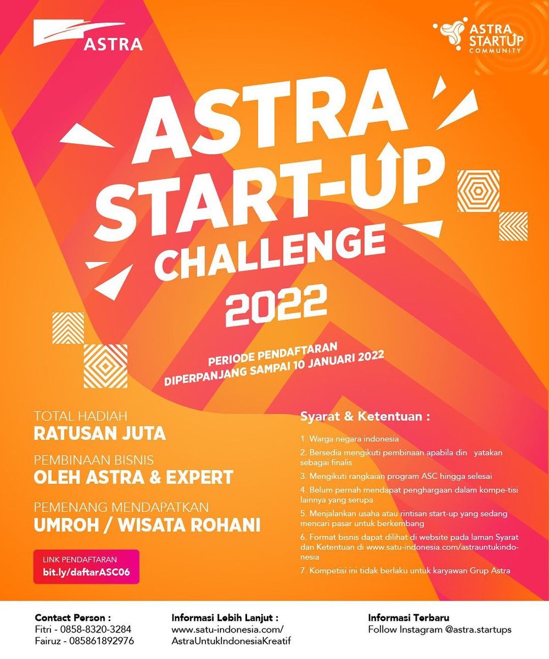 ASTRA START UP CHALLENGE 2022